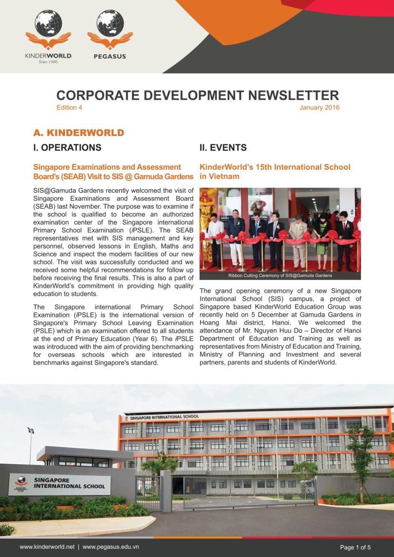 Newsletter January 2016