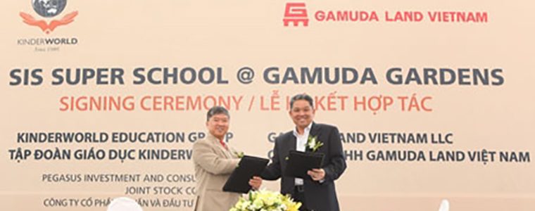 Gamuda Land ký hợp tác chiến lược với KinderWorld