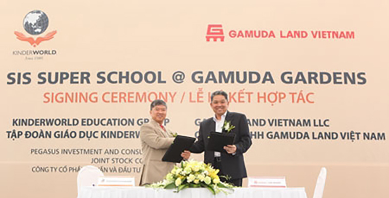 Gamuda Land ký hợp tác chiến lược với KinderWorld