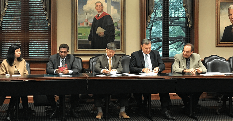 Partnership Agreement Signing Ceremony between KinderWorld International Group and Elmhurst College