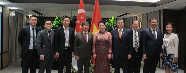 Meeting with Her Excellency Madame Nguyen Thi Kim Ngan, Chairwoman of National Assembly of Vietnam in Singapore
