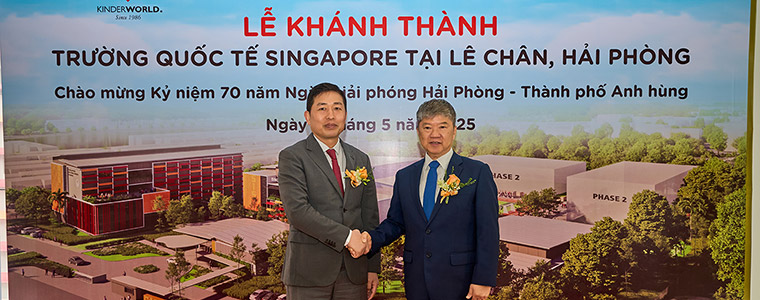 Lễ Khánh thành Trường Quốc tế Singapore tại quận Lê Chân, Hải Phòng