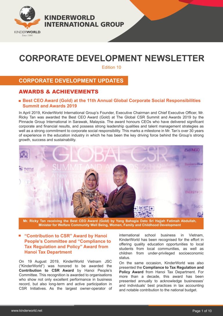 Newsletter January 2020