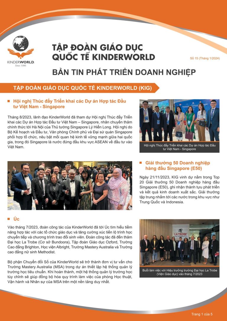 Bản tin tháng 1, 2024