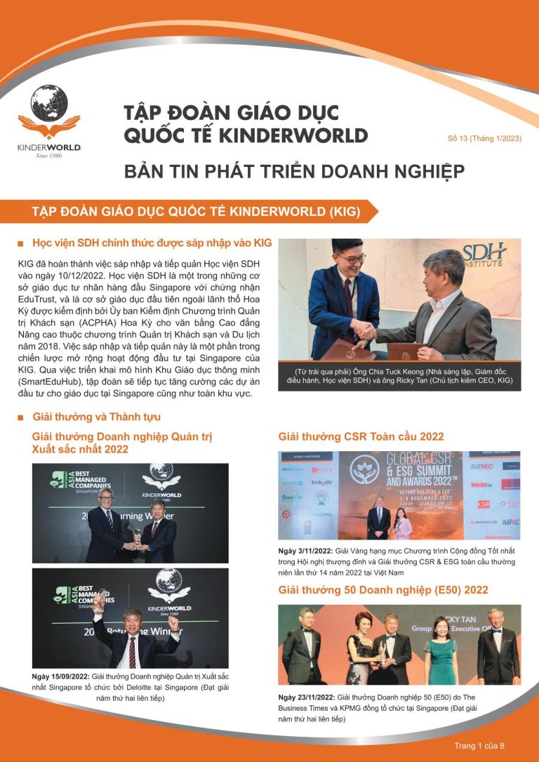 Bản tin tháng 1, 2023