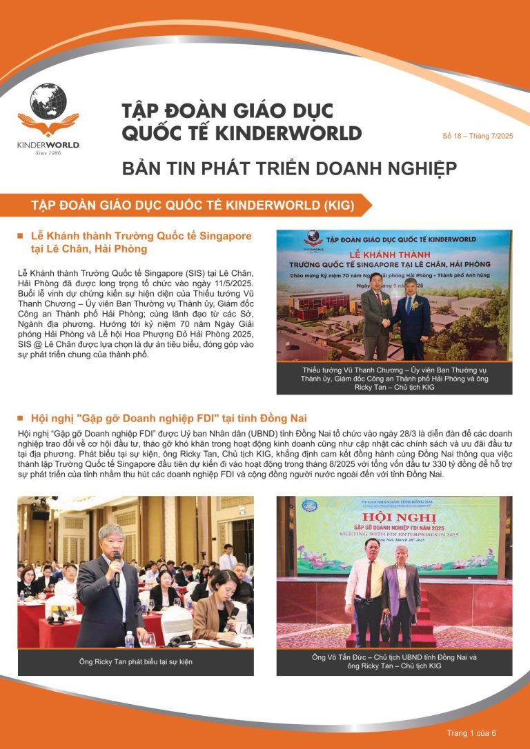 Bản tin tháng 7, 2025